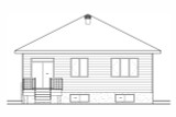 Secondary Image - Modern House Plan - 69203 - Rear Exterior