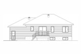 Secondary Image - Modern House Plan - 88066 - Rear Exterior