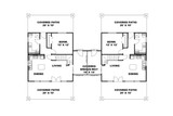 Craftsman House Plan - 58118 - 1st Floor Plan