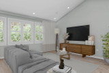 Traditional House Plan - Ubeda Twin Home 54850 - Family Room