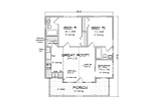 Cottage House Plan - 44567 - 1st Floor Plan