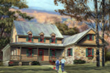 Southern House Plan - Timber Ridge 74182 - Front Exterior