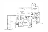 French Country House Plan - Medeira 26849 - 1st Floor Plan
