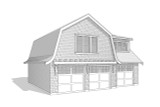 Shingle-Style House Plan - Lancaster 23908 - Front Exterior