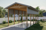 Traditional House Plan - Heartland 98280 - Front Exterior