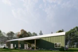 Farmhouse House Plan - Aiden 91647 - Rear Exterior