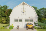 Farmhouse House Plan - Cedar Mill Barn 36064 - Front Exterior