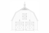 Farmhouse House Plan - Cedar Mill Barn 36064 - Front Exterior