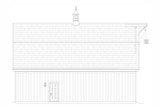 Farmhouse House Plan - Cedar Mill Barn 36064 - Left Exterior