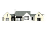 Modern House Plan - 42721 - Rear Exterior