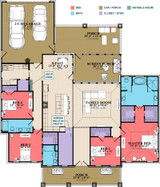 Country House Plan - Copper Ridge 2 80095 - 1st Floor Plan