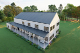 Farmhouse House Plan - Bennett 70017 - Rear Exterior