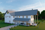 Farmhouse House Plan - Camila 82223 - Rear Exterior