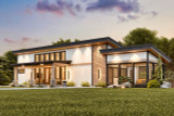 Modern House Plan - Cedarwood Cottage B 56322 - Front Exterior