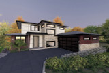 Modern House Plan - Bluebonnet 28804 - Front Exterior
