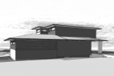 Modern House Plan - Bluebonnet 28804 - Right Exterior