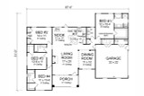 Traditional House Plan - Perkins 52213 - 1st Floor Plan