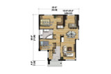 Modern House Plan - 79238 - 1st Floor Plan