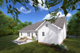 Secondary Image - Traditional House Plan - Rosehill 58950 - Rear Exterior