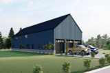 Farmhouse House Plan - Gabriel 55272 - Rear Exterior