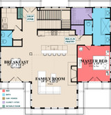 Craftsman House Plan - Dockwood 79944 - 1st Floor Plan