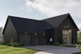 Modern House Plan - Gillette 77891 - Front Exterior