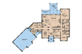 European House Plan - Mansard Manor 11951 - 1st Floor Plan