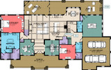 Country House Plan - Oakley 80526 - 1st Floor Plan