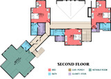 Southern House Plan - Mountshire 48828 - 2nd Floor Plan