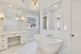 Craftsman House Plan - Fairbanks 5 27192 - Master Bathroom