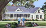 Country House Plan - Indigo Cottage 32713 - 