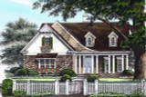 European House Plan - Blue Ridge Cottage 53179 - Front Exterior
