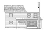 Farmhouse House Plan - Mayfield 86095 - Rear Exterior