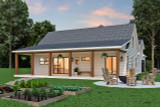 Cottage House Plan - Cream Puff 75681 - Rear Exterior