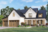 Farmhouse House Plan - Strawberry Gardens 47368 - Front Exterior