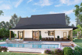 Farmhouse House Plan - Strawberry Gardens 47368 - Rear Exterior