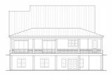 Farmhouse House Plan - Cranberry Gardens 92201 - Rear Exterior