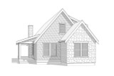 Shingle-Style House Plan - Tamarack 93562 - Front Exterior