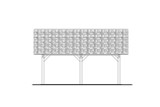 Traditional House Plan - Carport 87383 - Right Exterior