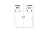 Craftsman House Plan - Carport 51377 - 1st Floor Plan
