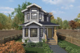 Shingle-Style House Plan - Amblepath 41306 - Front Exterior