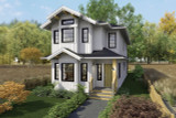 Shingle-Style House Plan - Amblepath 41306 - Front Exterior