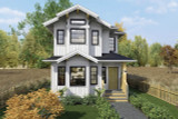 Shingle-Style House Plan - Amblepath 41306 - Front Exterior