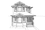 Shingle-Style House Plan - Amblepath 41306 - Front Exterior