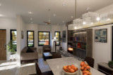 Shingle-Style House Plan - Amblepath 41306 - Living Room