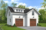 Farmhouse House Plan - Bergner Garage 20414 - Front Exterior