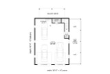 Country House Plan - Wraith Hills Garage-ADU 99046 - 1st Floor Plan