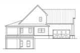Farmhouse House Plan - Blueberry Ranch 88722 - Left Exterior