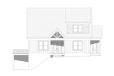 Mountain Rustic House Plan - Pine Haven Lakeshore 2 10889 - Front Exterior