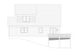 Mountain Rustic House Plan - Pine Haven Lakeshore 2 10889 - Rear Exterior
